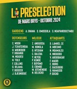 Match Cameroun-Kenya: voici la liste des Lions indomptables présélectionnés par Marc Brys