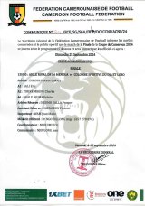 Finale Coupe du Cameroun: Voici les officiels désignés par la Fecafoot